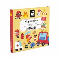 Магнитная головоломка пожарные Magneti ' stories для детей, 3 года , Janod