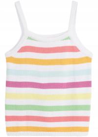104 BPC Dziewczęcy top dzianinowy w paski