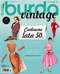 Burda vintage lata 50 3/2014 szycie wykroje krawieckie diy retro