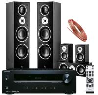 Kino domowe Voice Kraft VK 7820-5 czarny 180 W 5.0 + Amplituner ONKYO TX-8220 2.1 czarny