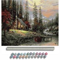 Картина для рисования по номерам без рамки пейзаж живопись по номерам ARTNAPI