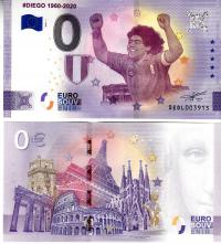 Banknot 0-euro-Wlochy 2021-1A Diego 1960-2020