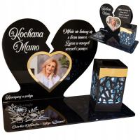 Вечный светодиодный солнечный снитч с фото кладбище для мамы папы бабушки дедушки