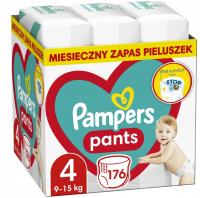 Pampers Pants 4 176 шт. 9-15 кг подгузники