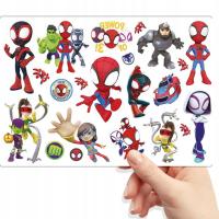 МОЮЩИЕСЯ ТАТУИРОВКИ ДЛЯ ДЕТЕЙ СКАЗКА СУПЕР ГЕРОИ ПАУК