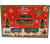 РОЖДЕСТВЕНСКИЙ ЭЛЕКТРИЧЕСКИЙ ПОЕЗД ПОДАРОК САНТА КЛАУС ПОЕЗД ДЛЯ ДЕТЕЙ ЛОКОМОТИВ