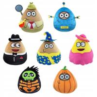 MASKOTKA MÓJ ZWIERZĘ ALIEN POU PLUSZOWA ZABAWKA 20cm POU PLUSH ZESTAW 7SZT