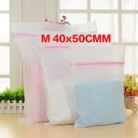 Zipped Laundry Bags Reusable Transparent Zippered Laundry Fine Mesh Pocket