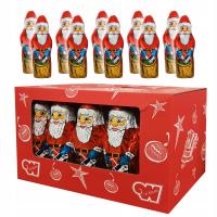 Zestaw świąteczny figurki Mikołaj 60g 24 sztuki na Boże Narodzenie Gwiazdka