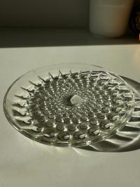 Patera talerzyk szkło PRL G53