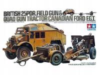 British 25PDR. Field Gun and Quad Gun Tractor /1:35/ - TAMIYA 35044