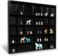 ORGANIZER ŚCIENNY KOLEKCJONERSKI NA FIGURKI ZABAWKI POJEMNY DUŻO PRZEGRÓDEK