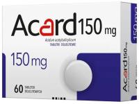 Acard Polfa Warszawa 150 мг 60 таблеток 60 шт. таблетки
