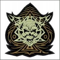 Naszywka Piko rozmiar: mały, kolor: brązowy