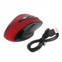 Mouse with 6 to 2000 DPI Adjustable Gaming Red