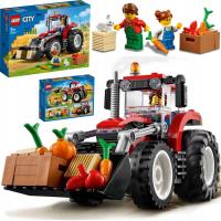 LEGO CITY TRAKTOR Z ŁADOWACZEM CIĄGNIK ROLNICZY KLOCKI FIGRURKI DLA DZIECI