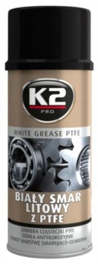 K2 белый PTFE тефлон лития смазка 400 мл W121