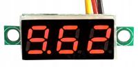 Индикатор измеритель напряжения постоянного тока 2-30В, светодиодный вольтметр
