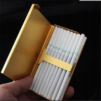 Портсигар металлическая коробка сигареты тонкий подарок