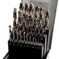 Набор сверл 1-13 HSSCO кобальт 25шт Коронет