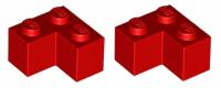 LEGO cegła 2x2 czerwona narożna 2 szt. 2357 NOWA