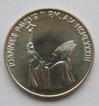 D255 WATYKAN 1000 LIRA 1983 JAN PAWEŁ II SREBRO OD 1 ZŁ