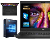 Лучший ноутбук для работы Dell 15.6 i5 2x2. 8GHZ TURBO SSD 512GB 16GB FULLHD