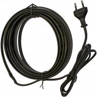 PRZEWÓD GRZEJNY kabel grzewczy samoregulujący z WTYCZKĄ | 230V | 120W | 6M