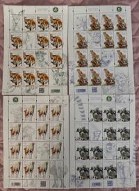 Polska 2020. Fauna. Zwierzęta małe i duże. 5061-5064. 4 arkusze**