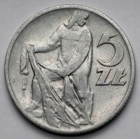 010. 5 złotych 1958 Rybak - wąska 8