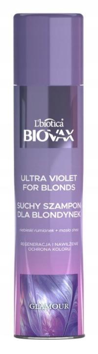 BIOVAX Ultra Violet For Blonds suchy szampon dla blondynek 200 ml