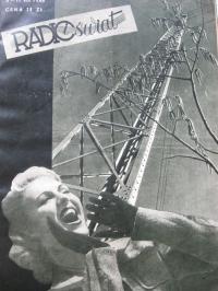 Miesięcznik RADIO nr 3/1946 + RADIO i ŚWIAT - 9 numerów (29-37) z 1946