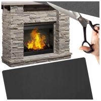 Mata pod Kominek Grill Piec Dywan z Włókna Ochronna Wodoodporna 127x91 cm