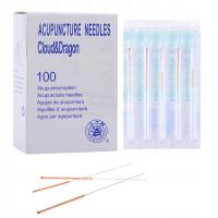 Igły miedź bez prowadnicy 100 sztuk 0,16x10 mm