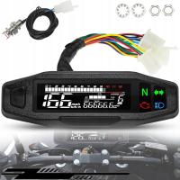 CYFROWY LICZNIK MOTOCYKLOWY TFT 12000 OBR/MPH KM WSKAŹNIK OLEJU