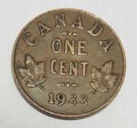 KANADA 1 cent 1933