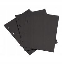 Przekładki do Albumu na Monety A5 Czarne SCHULZ 10x