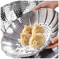 WKŁAD DO GOTOWANIA NA PARZE PAROWNIK PAROWAR KOSZYK STAL SITKO DO GARNKA