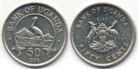 Uganda 50 Cents - 1976r ... Monety