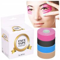 4X FACE TAPE TEJPY для лица Tape КИНЕЗИОЛОГИЧЕСКАЯ лента пластыри 2,5 см