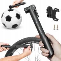 POMPKA ROWEROWA Z UCHWYTEM MOCNA 80 PSI PRESTA SCHRADER DO PIŁEK DO ROWERU