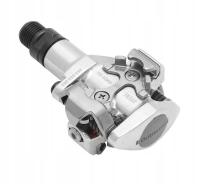 педали Shimano SPD PD-m505s серебристые с чехлами SM-SH51 в коробке