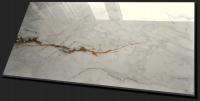 Злотый мраморный блеск керамогранита плитки пола стены белый 120КС60 CERAL