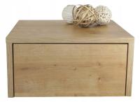 Тумбочка подвесная полка для спальни гостиной дуб Гамильтон Мона 40 см