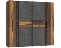 Шкаф одежды спальни сползая 200км широкий с оборудованием лофта