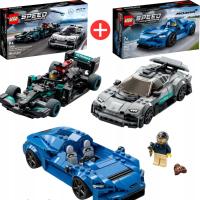 LEGO Speed 76909 Mercedes-AMG ONE i F1 + LEGO Speed 76902 McLaren Elva 2w1