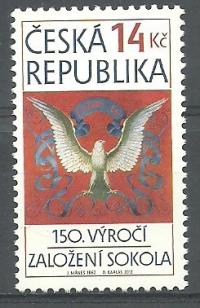Czechy 2012 Mi 710 Czyste **