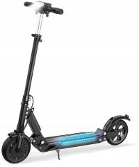 Электрический самокат Легкий складной 3 скорости амортизация передняя задняя черная