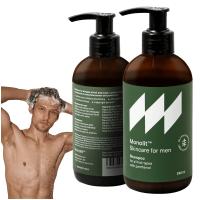 Шампунь для волос для мужчин с пантенолом экстракт ромашки монолит