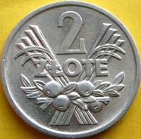 2 ZŁOTE POLSKA RZECZPOSPOLITA 1974 JAGODY RZADKA MENNICZA